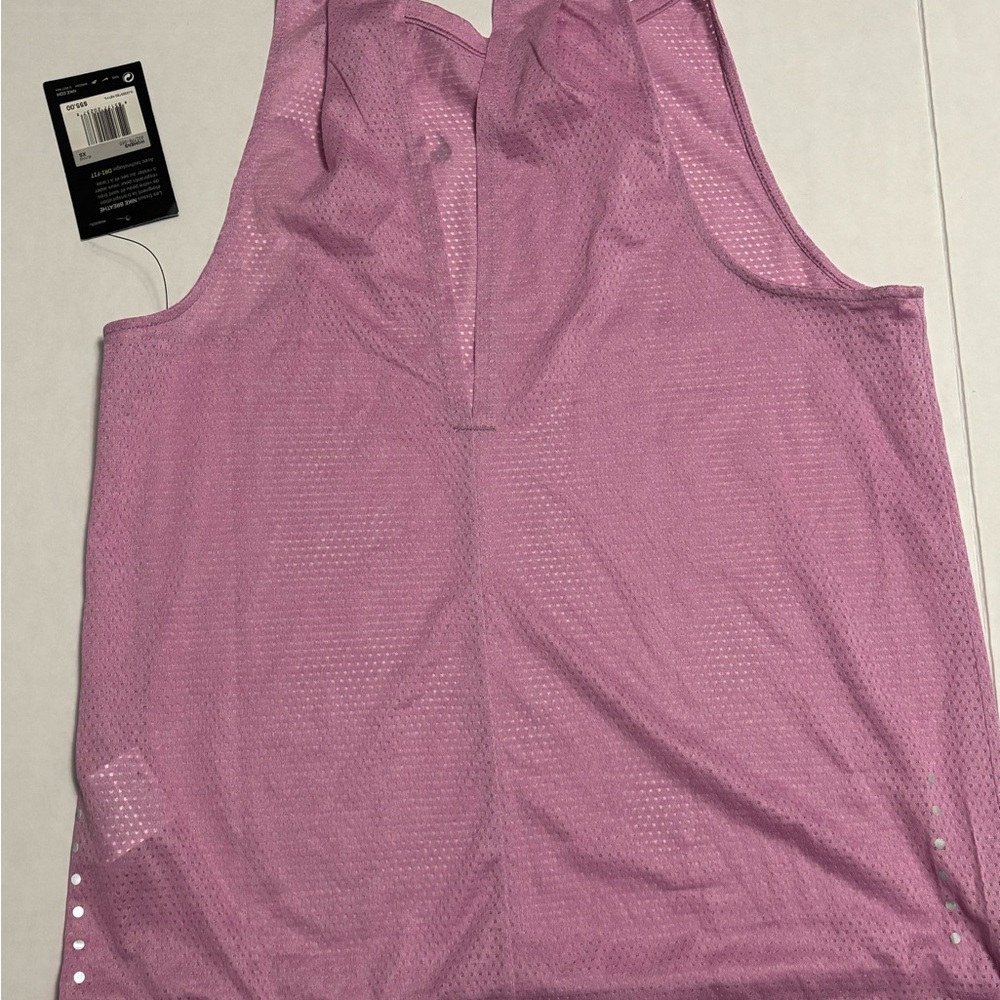 New! Nike Breathe Women Active Top Lilac Color Size XS - Picture 6 of 8